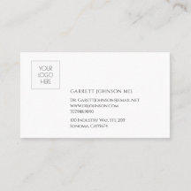 シンプルモダンロゴ・ミニマル医師