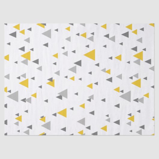 シンプルモダン三角形パターン 薄葉紙 (正面)