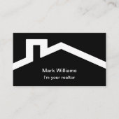 シンプルモダン不動産仲介業者デザイン 名刺 (正面)
