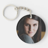 シンプルモダン両面写真記念 キーホルダー (正面)