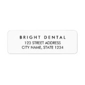 シンプルモダン事業所 ラベル (正面)