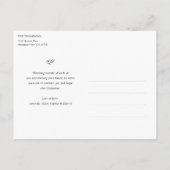 シンプルモダン休日はがきカスタム写真 シーズンポストカード (裏面)