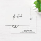 シンプルモダン会社ロゴギフト券 (デスク)