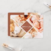 シンプルモダン写真が母の日に幸せ カード (正面/裏面インサイチュ)