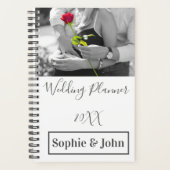 シンプルモダン写真ウェディングプランナー プランナー手帳 (正面)