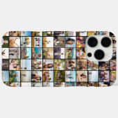 シンプルモダン写真コラージュ Case-Mate iPhoneケース (裏面 (横))
