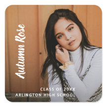 シンプルモダン写真卒業