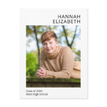 シンプルモダン写真卒業