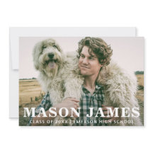 シンプルモダン写真卒業