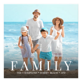 シンプルモダン写真家族ミニマルカスタム主義 フォトプリント