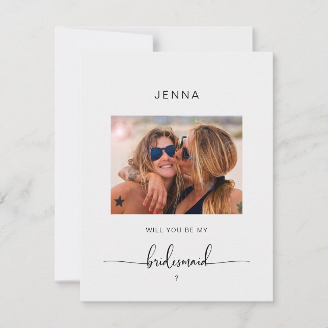 シンプルモダン写真「私の花嫁のメイドになってくれないか」 (正面)