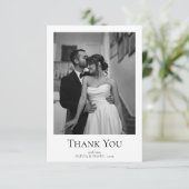 シンプルモダン写結婚真サンキューカード サンキューカード (スタンド正面)