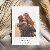 シンプルモダン写結婚真 セーブザデート