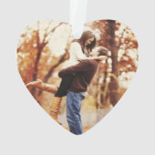 シンプルモダン初めてのクリスマス結婚した オーナメント (裏面)