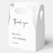 シンプルモダン制 |さん結婚ありがとう フェイバーボックス (オープン)