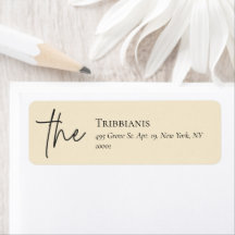 シンプルモダン制 |ベージュラベル