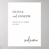 シンプルモダン制 |結婚へようこそ ポスター (正面)