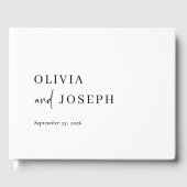 シンプルモダン制 | 結婚s ゲストブック (正面)