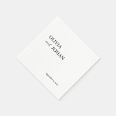 シンプルモダン制 | 結婚s スタンダードカクテルナプキン (角)