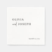 シンプルモダン制 | 結婚s スタンダードカクテルナプキン (正面)