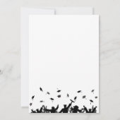 シンプルモダン卒業した 招待状 (裏面)