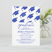 シンプルモダン卒業党 招待状 (スタンド正面)