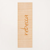 シンプルモダン名 ヨガマット (正面)