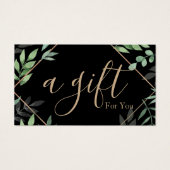 シンプルモダン商品券 (正面)