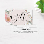 シンプルモダン商品券 (デスク)