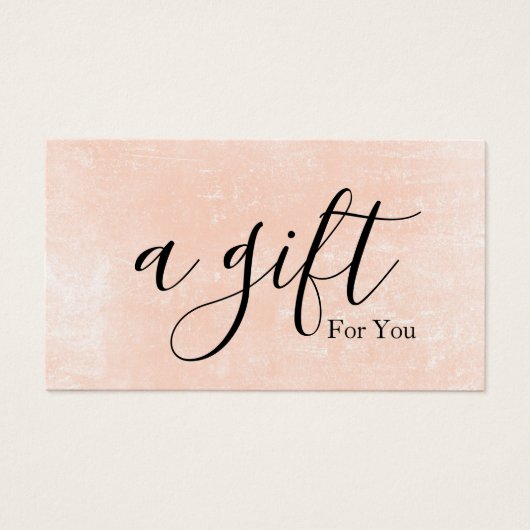 シンプルモダン商品券 (正面)