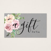 シンプルモダン商品券 (正面)