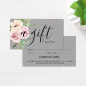 シンプルモダン商品券 (デスク)