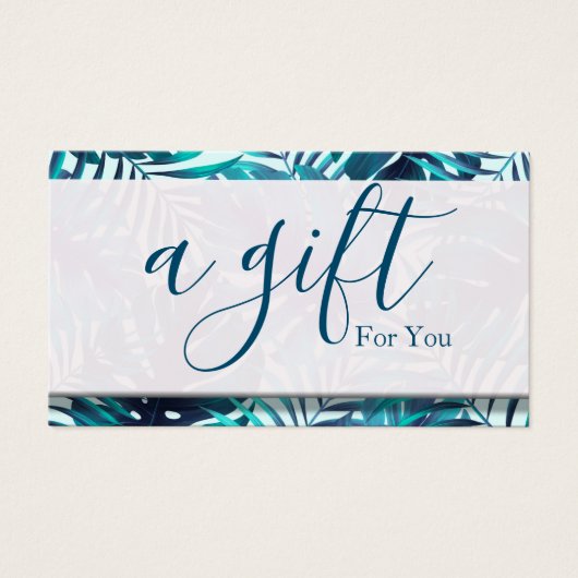 シンプルモダン商品券 (正面)