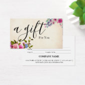 シンプルモダン商品券 (デスク)