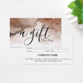 シンプルモダン商品券 (デスク)