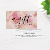 シンプルモダン商品券 (デスク)