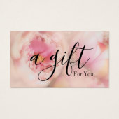 シンプルモダン商品券 (正面)