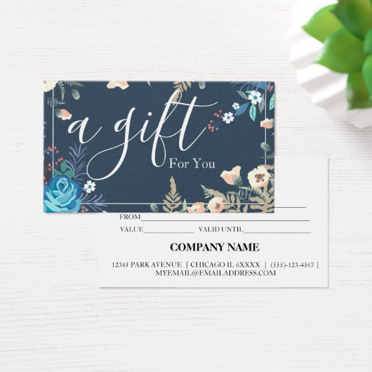 シンプルモダン商品券 (デスク)