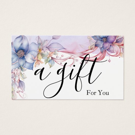 シンプルモダン商品券 (正面)