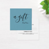 シンプルモダン商品券 (デスク)