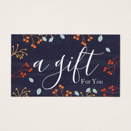 シンプルモダン商品券 (正面)