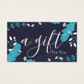 シンプルモダン商品券 (正面)