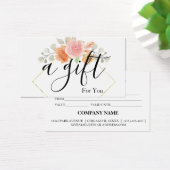 シンプルモダン商品券 (デスク)