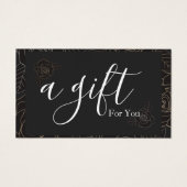 シンプルモダン商品券 (正面)