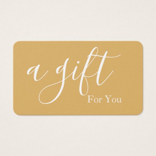 シンプルモダン商品券 (正面)