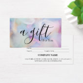 シンプルモダン商品券 (デスク)