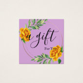 シンプルモダン商品券 (正面)