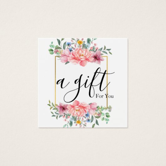 シンプルモダン商品券 (正面)