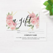 シンプルモダン商品券 (デスク)