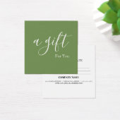 シンプルモダン商品券 (デスク)